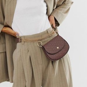 ASOS DESIGN saddle wallet waist and hip belt